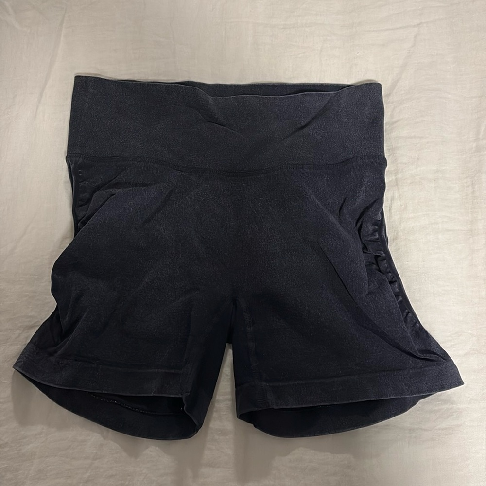 JoyLab Black Scrunch High-ride Bike Shorts, S